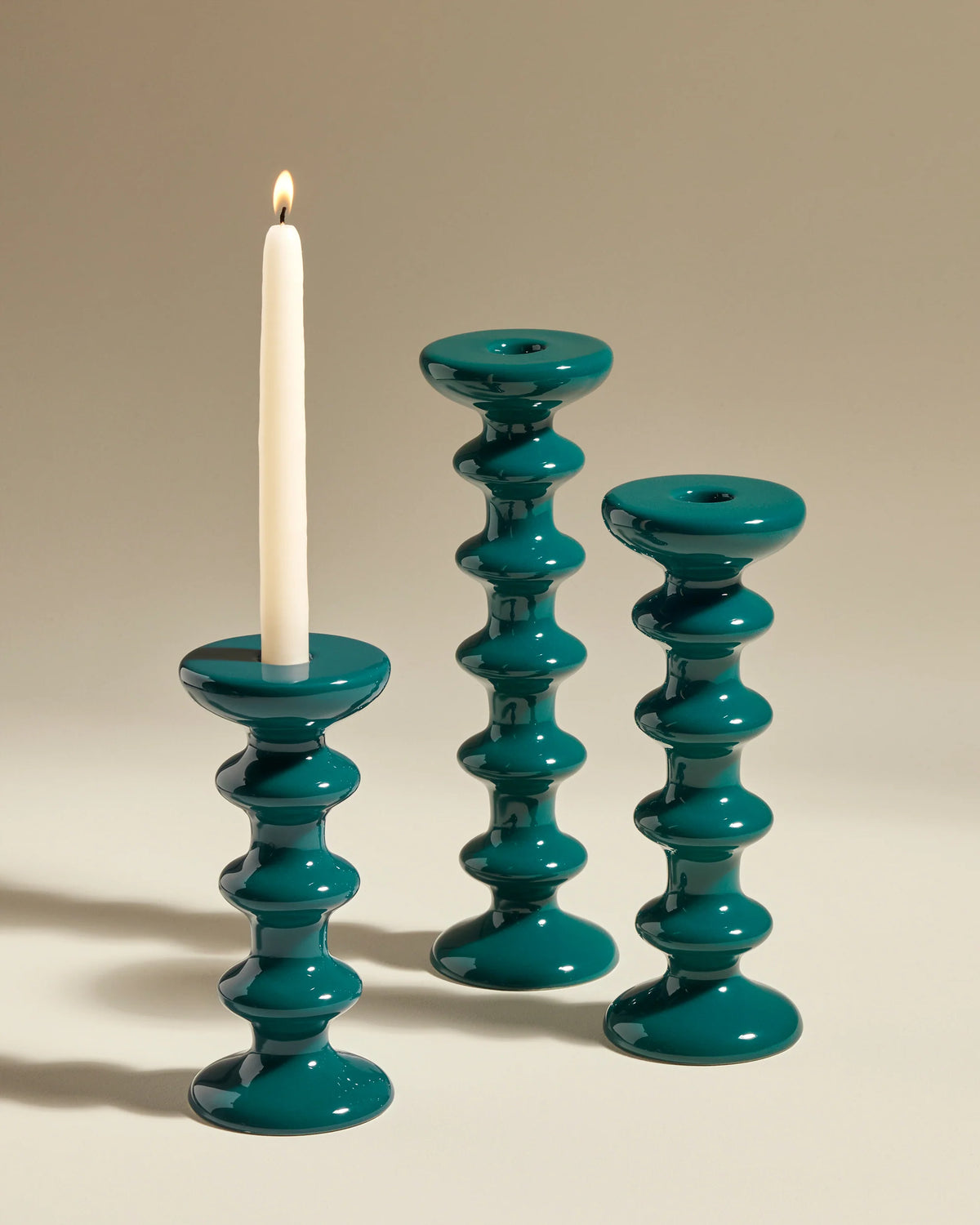 Bougeoir Slave Bleu Sarah – H25 cm