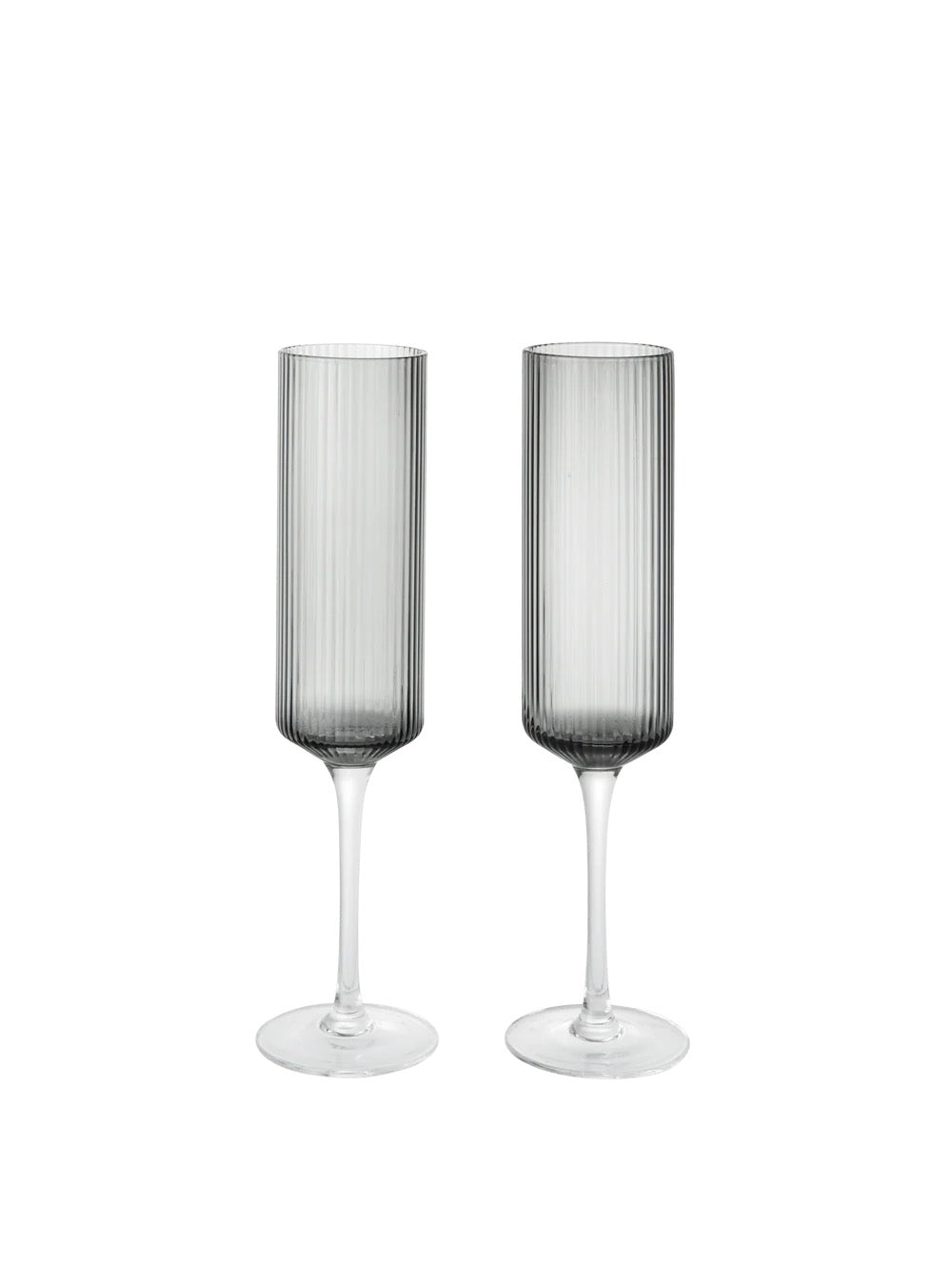 Ripple Champagne Flutes - Set of 2