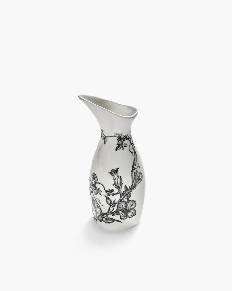 Jug Fairytale Flower White Black Unity