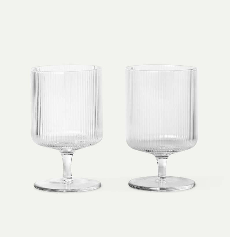 Verre à vin Ripple set de 2