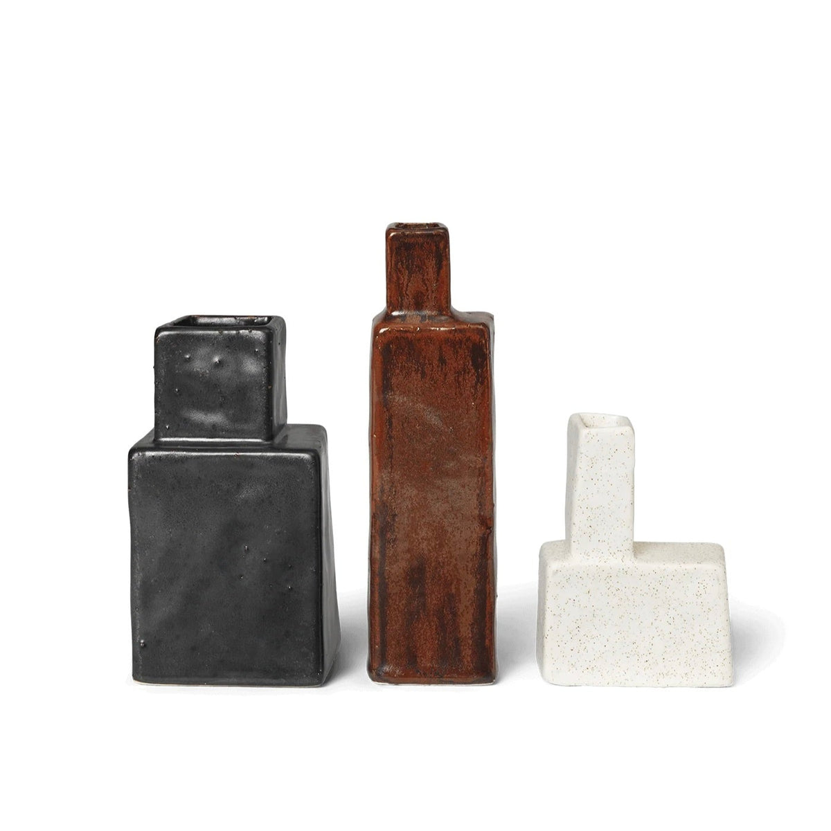 Koa set 3 vases